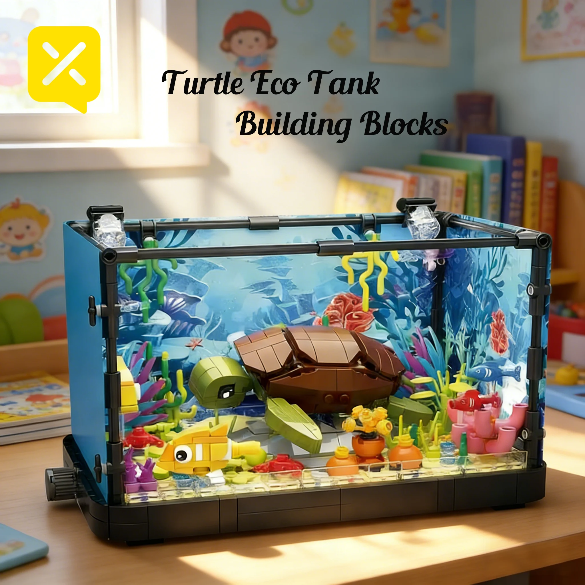 Набор строительных блоков «Морская черепаха» с рыбками, кораллами и растениями, развивающая игрушка-конструктор для детей и взрослых, декор для дома и офиса, подарок
Набор строительных блоков «Морская черепаха» с рыбками, кораллами и растениями, развивающая игрушка-конструктор для детей и взрослых, декор для дома и офиса, подарок