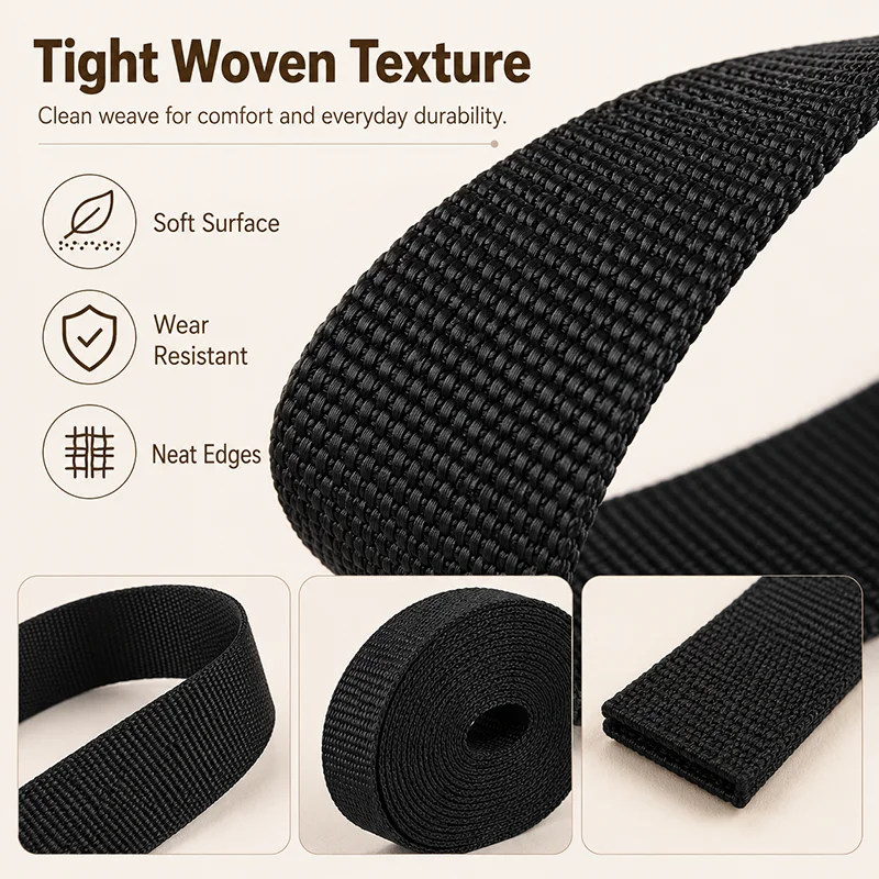 10Meters 20-100mm Black Nylon Webbing Ribbon Tape for Pet Collar Leash Harness Dog Safety Strap Adjustable Binding Material Trim
10Meters 20-100mm Black Nylon Webbing Ribbon Tape for Pet Collar Leash Harness Dog Safety Strap Adjustable Binding Material Trim