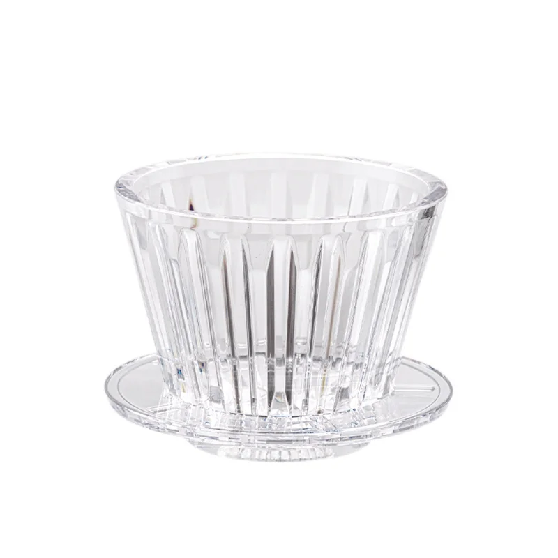 B75 Wave Coffee Dripper Crystal Eye Pour Over Coffee Filter PCTG 1-2 Cups Coffee Maker Flat Bottom Increase Uniformity
B75 Wave Coffee Dripper Crystal Eye Pour Over Coffee Filter PCTG 1-2 Cups Coffee Maker Flat Bottom Increase Uniformity