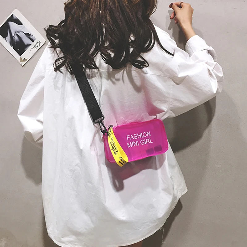 1pc High Quality Transparent Women's Crossbody Bag Letter Fashion Mini Shoulder Jelly
1pc High Quality Transparent Women's Crossbody Bag Letter Fashion Mini Shoulder Jelly