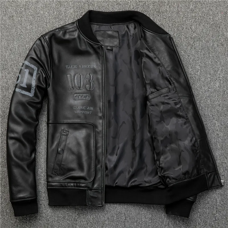 Spring Real Leather Clothes Men's Motorcycle Amekaji Wear Clothes American Casual Jacket Sheepskin Short Coat
Spring Real Leather Clothes Men's Motorcycle Amekaji Wear Clothes American Casual Jacket Sheepskin Short Coat