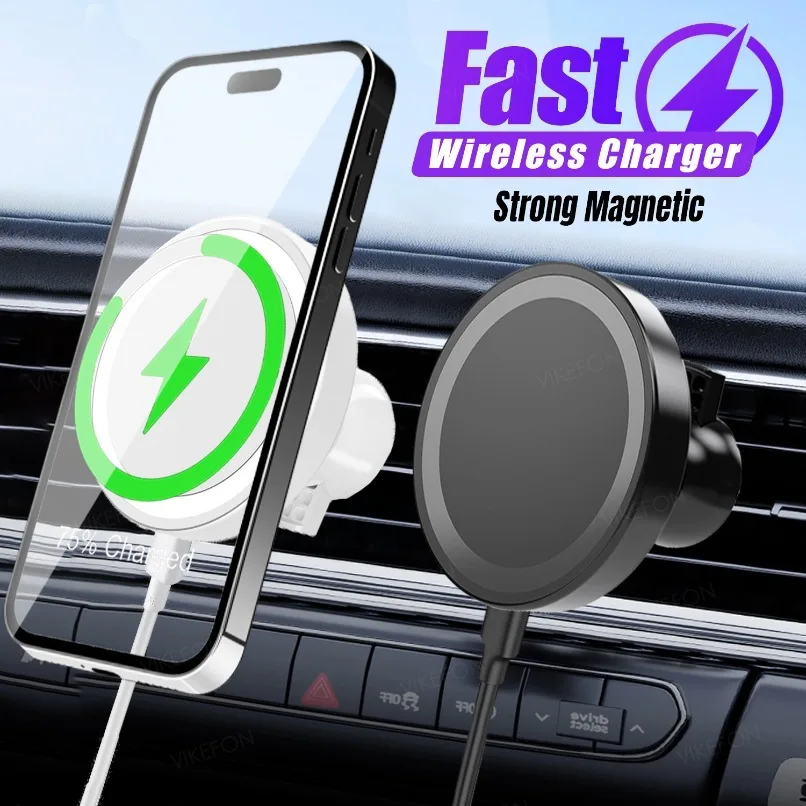 15W Magnetic Wireless Car Charger Air Vent Mount Phone Holder Stand for iPhone 16 15 14 13 12 Pro Max Fast Car Charging Station
15W Magnetic Wireless Car Charger Air Vent Mount Phone Holder Stand for iPhone 16 15 14 13 12 Pro Max Fast Car Charging Station