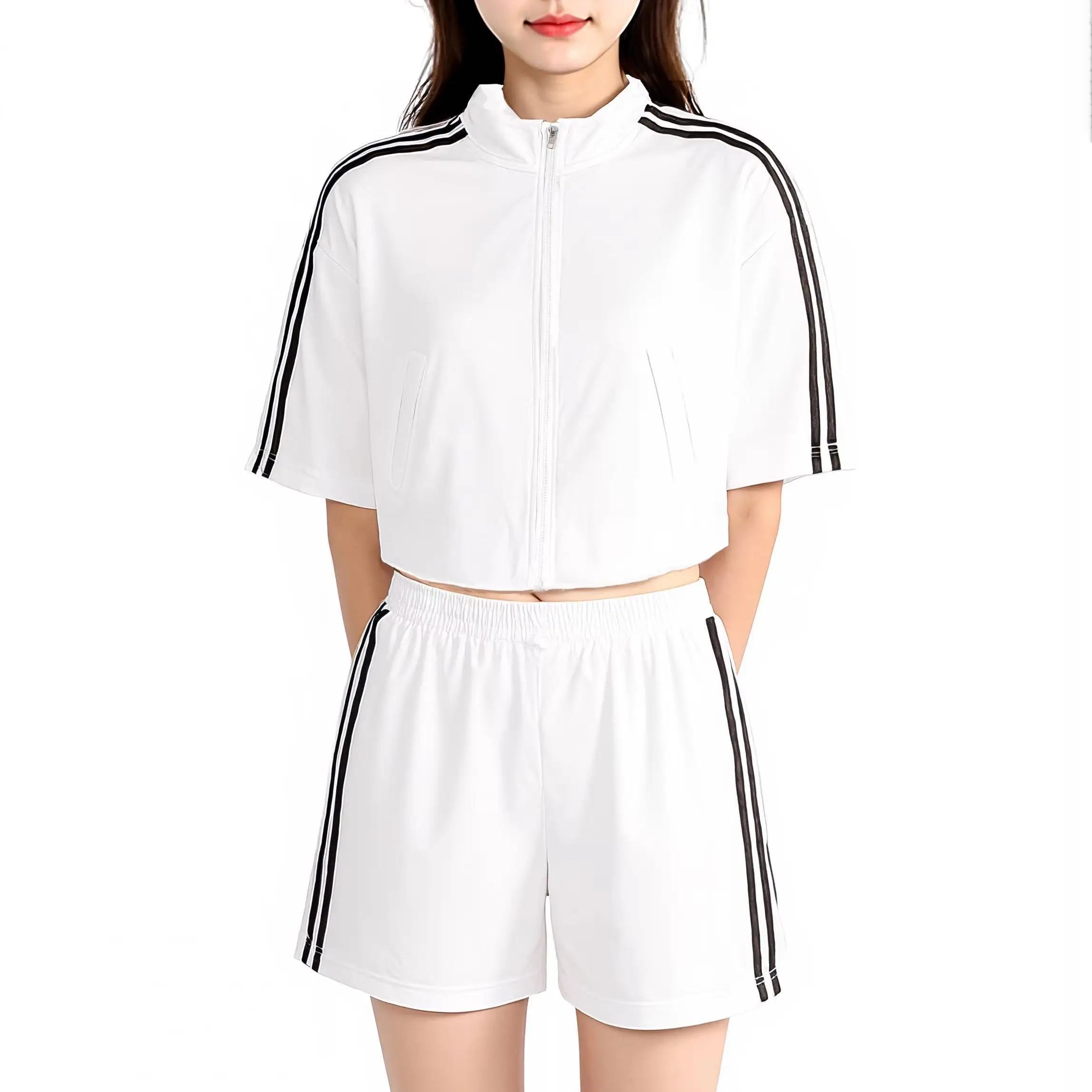 Women's Summer Japanese Collegiate Style Short Sleeve Loose Sports Fitness and Golf Two-Piece Set
Women's Summer Japanese Collegiate Style Short Sleeve Loose Sports Fitness and Golf Two-Piece Set