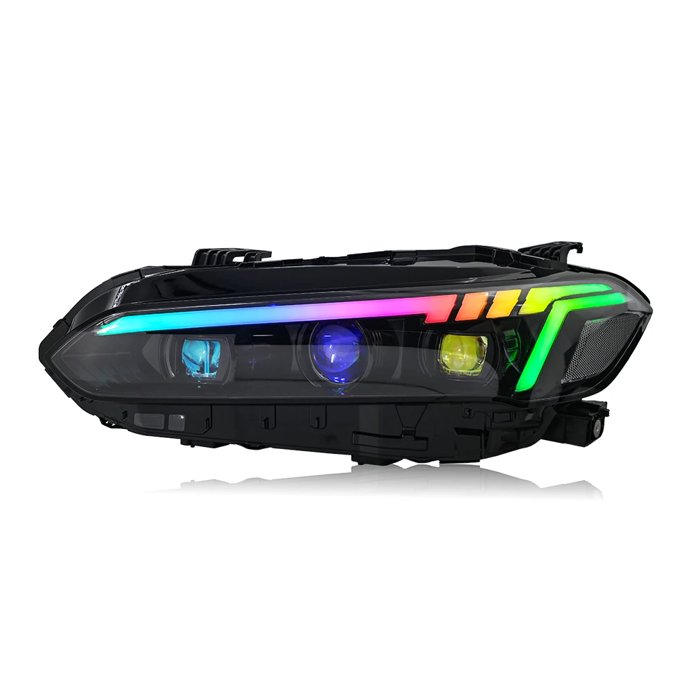 Devil Eye RGB LED Projector Headlight Assembly for 2022‑2026 Honda Civic 11th Gen Triple Projectors Sequential Turn Signal DRL
Devil Eye RGB LED Projector Headlight Assembly for 2022‑2026 Honda Civic 11th Gen Triple Projectors Sequential Turn Signal DRL