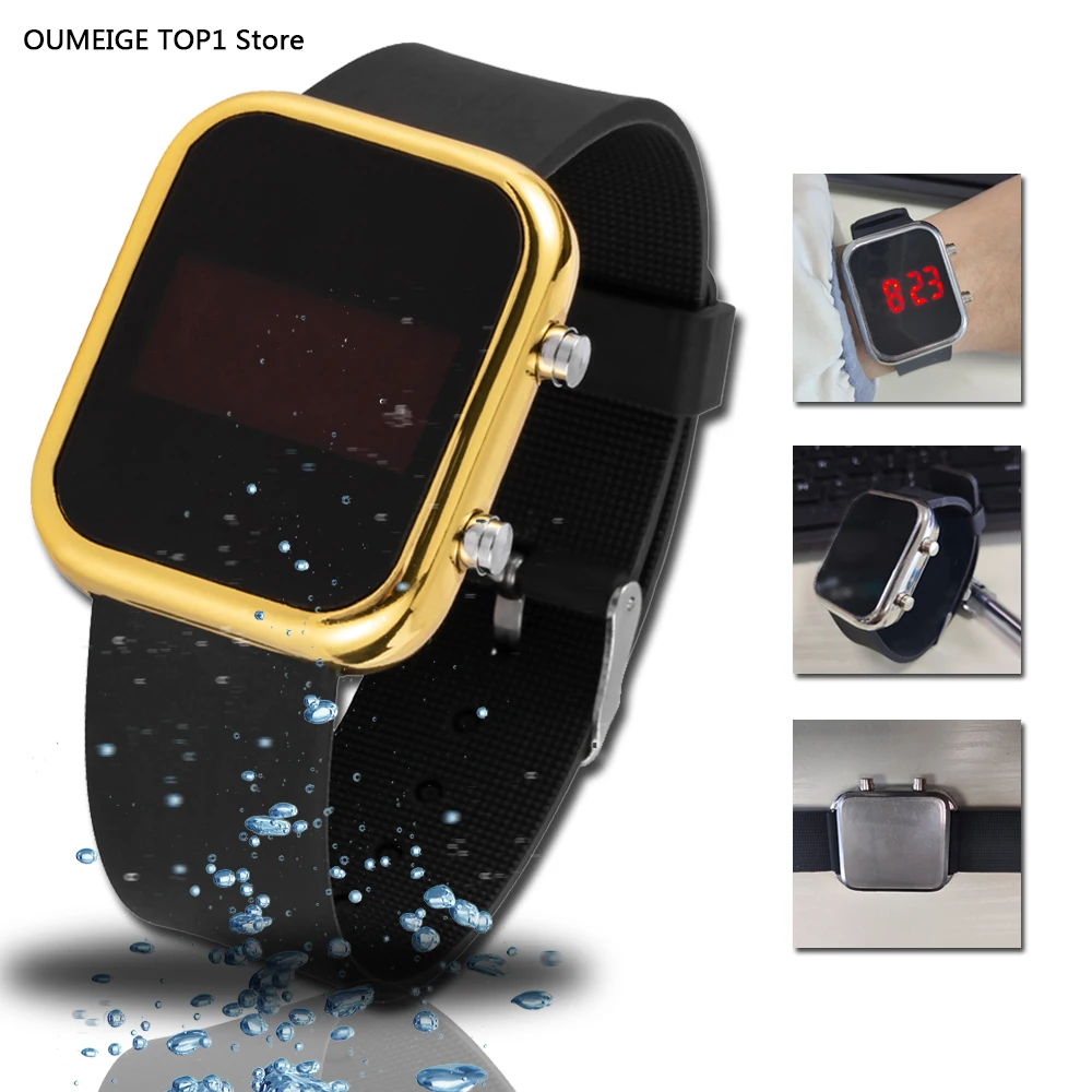 Digital Men Watches 2023 Sport Fashion Wristwatch Soft Strap Clock For Women Alloy Dial LED Display Unisex Bracelet montre homme
Digital Men Watches 2023 Sport Fashion Wristwatch Soft Strap Clock For Women Alloy Dial LED Display Unisex Bracelet montre homme