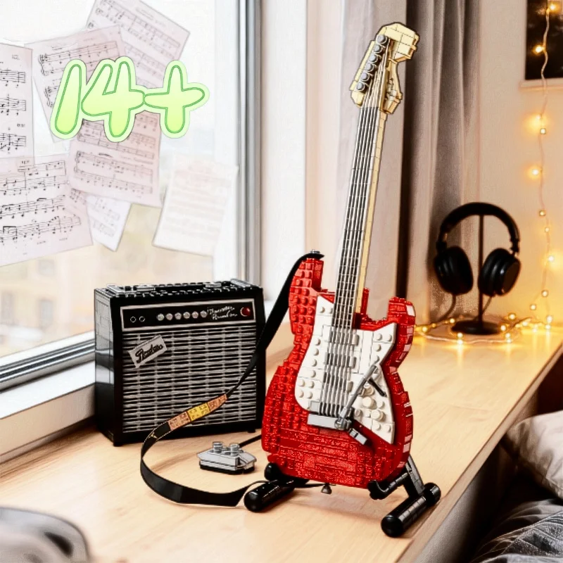 Наборы строительных блоков для гитарных инструментов, совместимые с частицами Lego, подходят для рождественских подарков, 1074 шт.
Наборы строительных блоков для гитарных инструментов, совместимые с частицами Lego, подходят для рождественских подарков, 1074 шт.