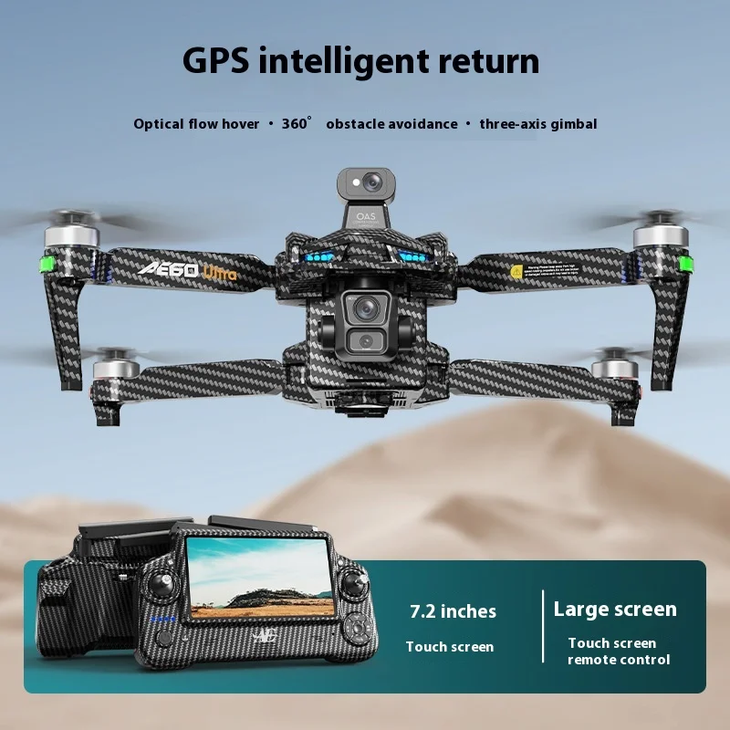 AE60 Drone with Three-Axis Gimbal System Remote-Controlled Quadcopter HK Digital Image Transmission One-Click Return Function
AE60 Drone with Three-Axis Gimbal System Remote-Controlled Quadcopter HK Digital Image Transmission One-Click Return Function