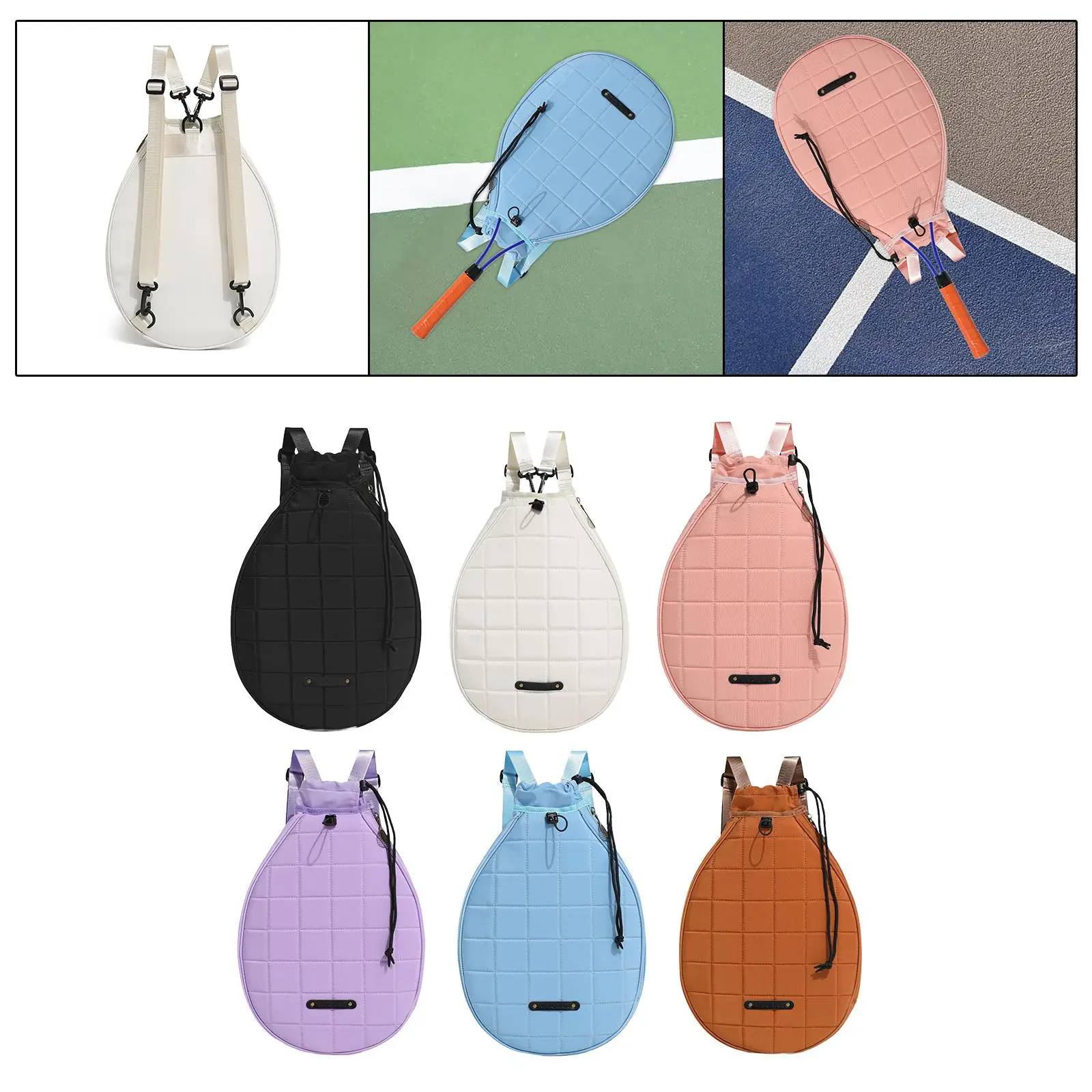 Tennis Racket Storage Backpack with Shoulder Strap for Badminton Gear
Tennis Racket Storage Backpack with Shoulder Strap for Badminton Gear