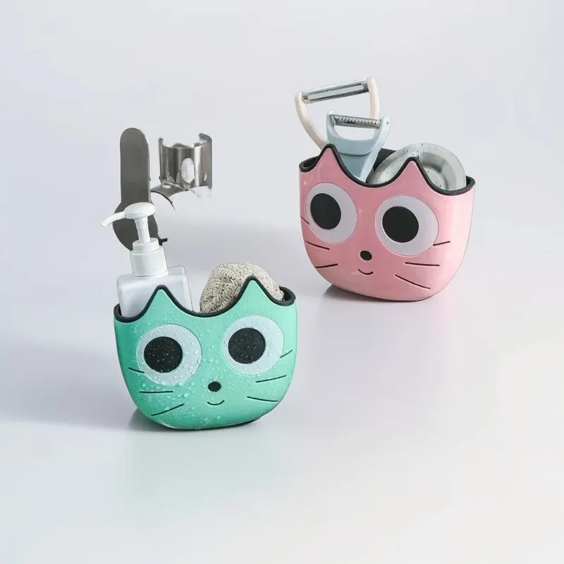 1Pc Cartoon Cat Creative Sink Drainage Bag Kitchen Storage And Hanging Basket Storage And Drainage Rack Hanging Bag Purse hanger
1Pc Cartoon Cat Creative Sink Drainage Bag Kitchen Storage And Hanging Basket Storage And Drainage Rack Hanging Bag Purse hanger