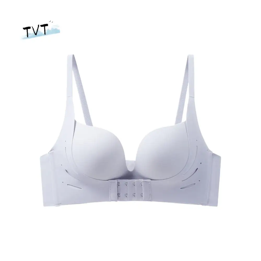 Soft Sweet Front Buckle Wireless Deep V Bra Shockproof Traceless Seamless Bra Lingerie Anti-sagging Push Up Underwear Lady
Soft Sweet Front Buckle Wireless Deep V Bra Shockproof Traceless Seamless Bra Lingerie Anti-sagging Push Up Underwear Lady