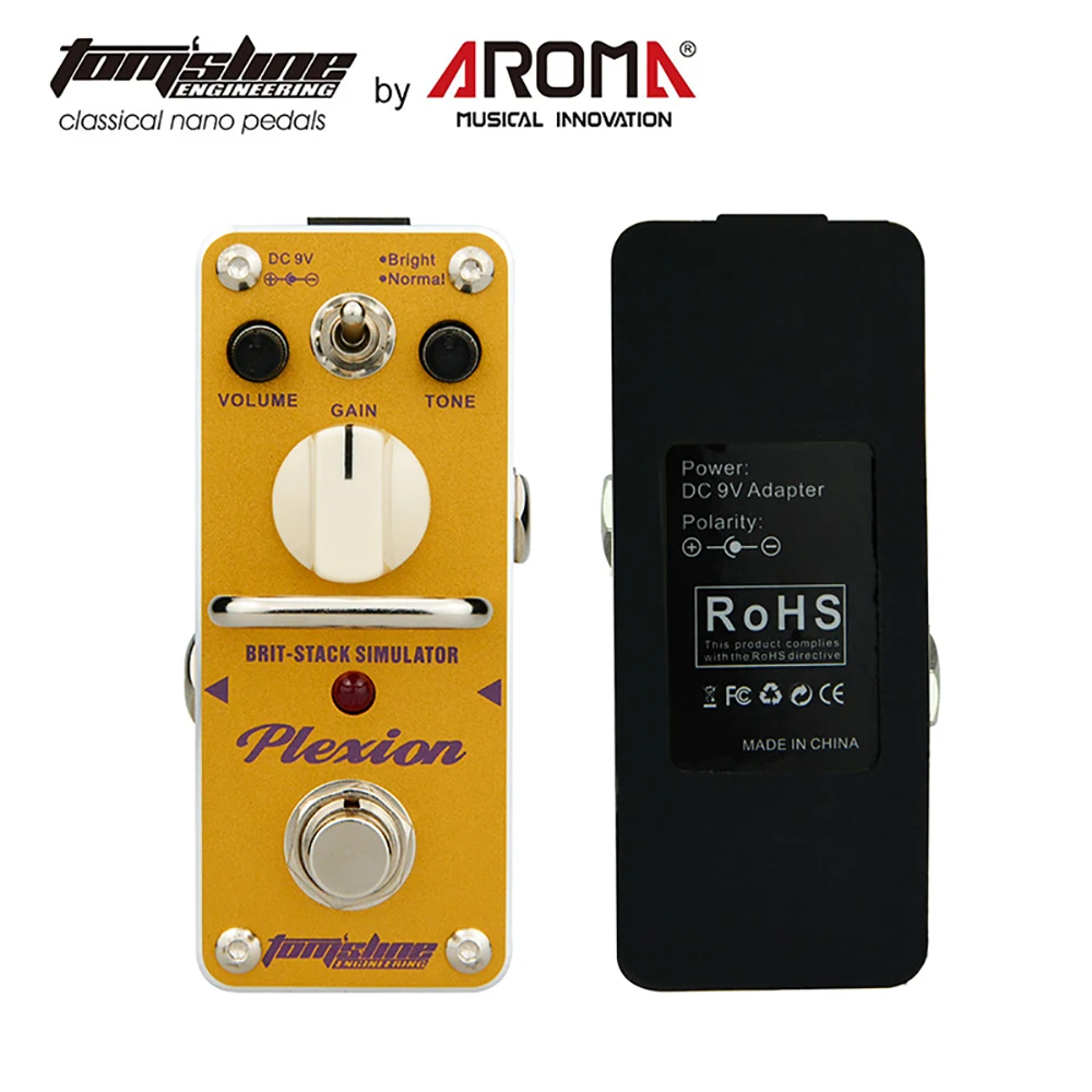 Aroma Guitar Effect Pedal APN-3 Plexion Brit-stack Simulator Aluminum Alloy Housing True Bypass Electric Guitar Parts Nifty
Aroma Guitar Effect Pedal APN-3 Plexion Brit-stack Simulator Aluminum Alloy Housing True Bypass Electric Guitar Parts Nifty