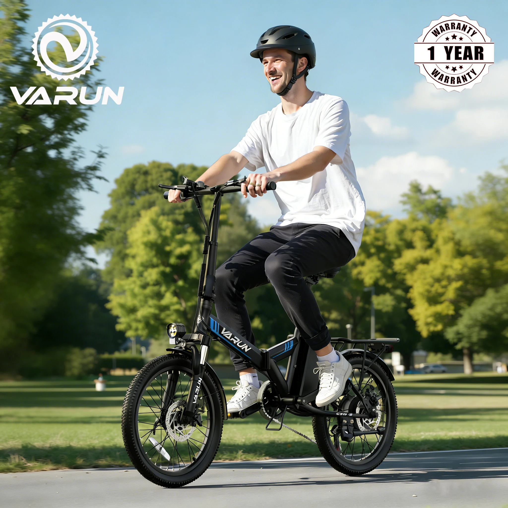 Varun Adult Electric Bike, 500W Peak Electrical Road Bicycle, 36V 7.8Ah Removeable Battery, 20" Tire City E-bike, 20MPH
Varun Adult Electric Bike, 500W Peak Electrical Road Bicycle, 36V 7.8Ah Removeable Battery, 20" Tire City E-bike, 20MPH