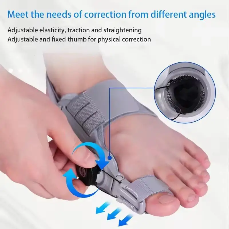 Unisex Foot Hallux Valgus Braces Rotatable Toe Separator Straightener Adjustable Toe Corrector
Unisex Foot Hallux Valgus Braces Rotatable Toe Separator Straightener Adjustable Toe Corrector