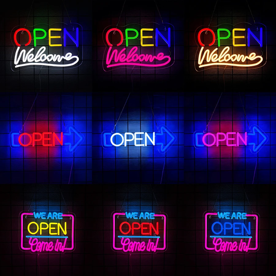 Open Welcome Neon Sign For Wall Decor Open LED Light Sign for Business Wall Window Shop Bar Restaurant Retail store Party Pub
Open Welcome Neon Sign For Wall Decor Open LED Light Sign for Business Wall Window Shop Bar Restaurant Retail store Party Pub