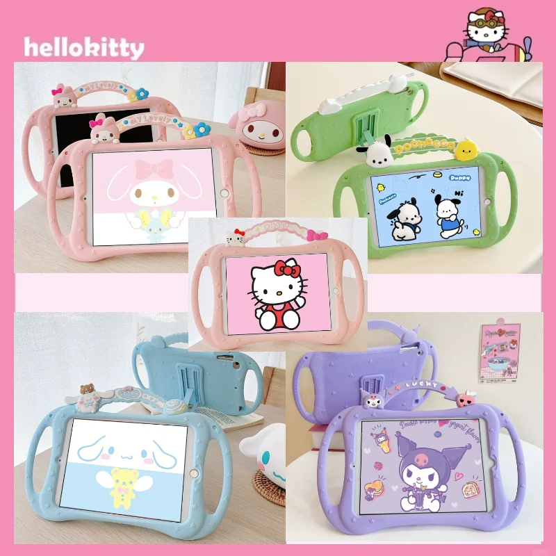 Защитный чехол Sanrio Cute Melody Hello Kitty, силиконовый чехол с мультяшным аниме-дизайном и ручкой для iPad 11-го поколения A16 2025, 11-дюймового iPad 2026, Air8 M4
Защитный чехол Sanrio Cute Melody Hello Kitty, силиконовый чехол с мультяшным аниме-дизайном и ручкой для iPad 11-го поколения A16 2025, 11-дюймового iPad 2026, Air8 M4