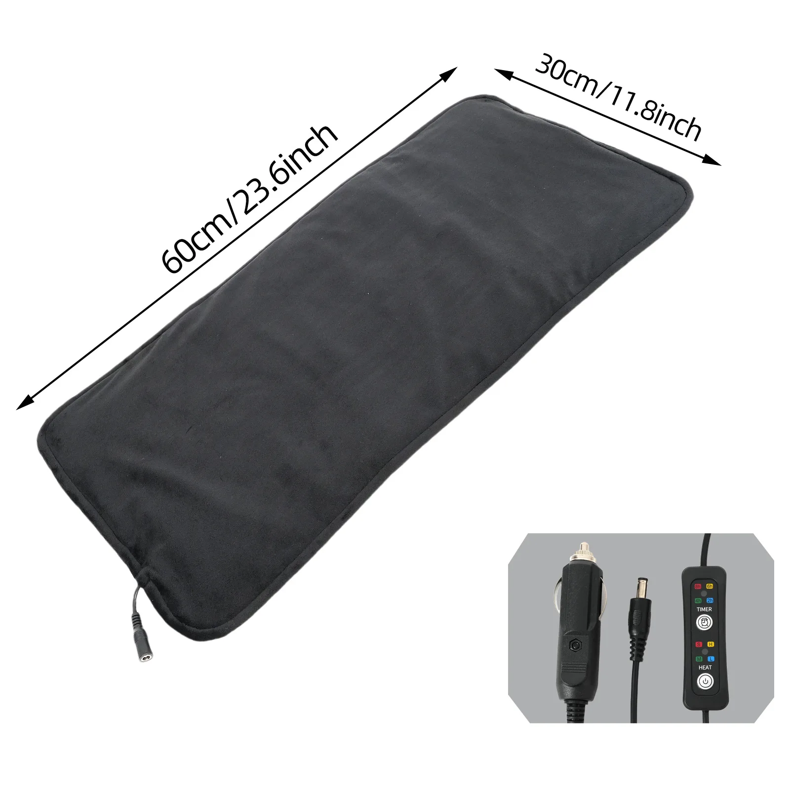 12V/24V In-car Heating Blanket Warmer Belt Five Temperature Control for Long Time Driving
12V/24V In-car Heating Blanket Warmer Belt Five Temperature Control for Long Time Driving
