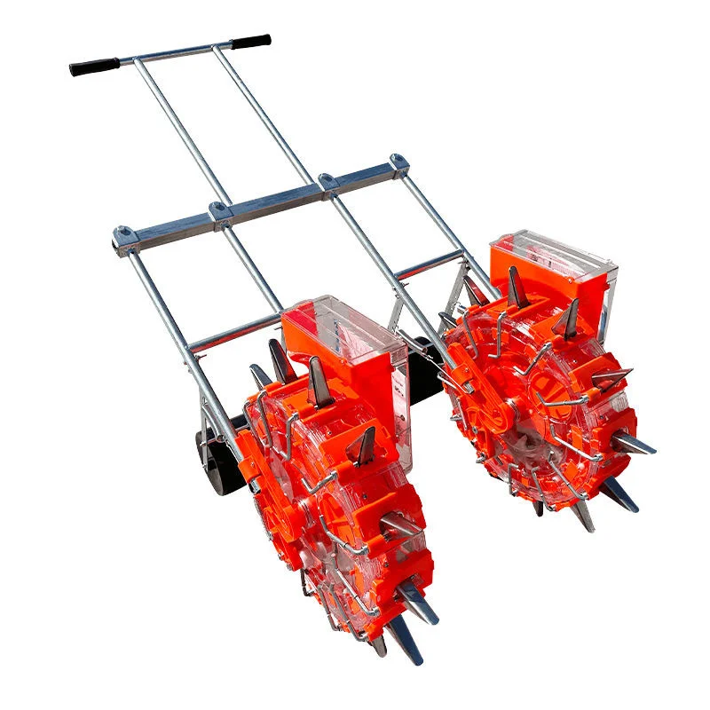 Manual Double Row Seeder Hand Push Planter For Planting Corn Soybeans Peanuts Green Beans Cotton With 5 6 7 Nozzles
Manual Double Row Seeder Hand Push Planter For Planting Corn Soybeans Peanuts Green Beans Cotton With 5 6 7 Nozzles