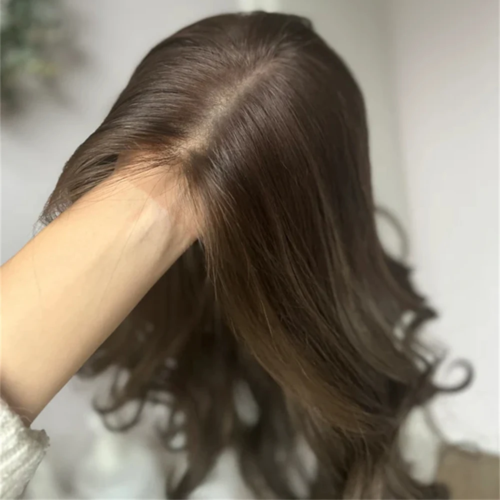 Синтетический парик с кружевной передней частью 13x4, с предварительно проработанной линией роста волос, средняя часть, темно-коричневые пряди, синтетическое волокно, 16 дюймов, короткий волнистый парик-боб
Синтетический парик с кружевной передней частью 13x4, с предварительно проработанной линией роста волос, средняя часть, темно-коричневые пряди, синтетическое волокно, 16 дюймов, короткий волнистый парик-боб