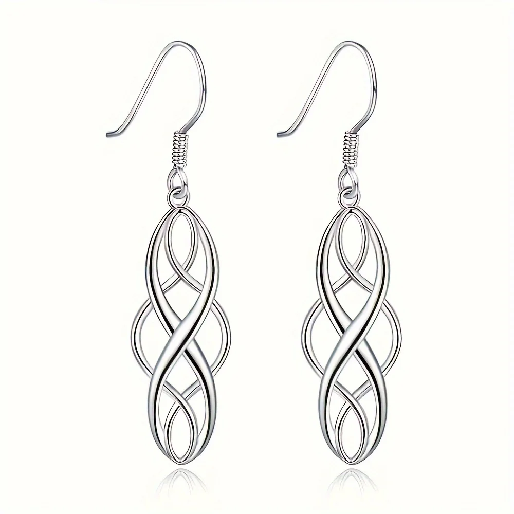 Hot SellingJewelry Featuring Delicate Silvery Knotted Dangle Earrings, Perfect for Casual Daily Wear Or As a Gift for Her
Hot SellingJewelry Featuring Delicate Silvery Knotted Dangle Earrings, Perfect for Casual Daily Wear Or As a Gift for Her