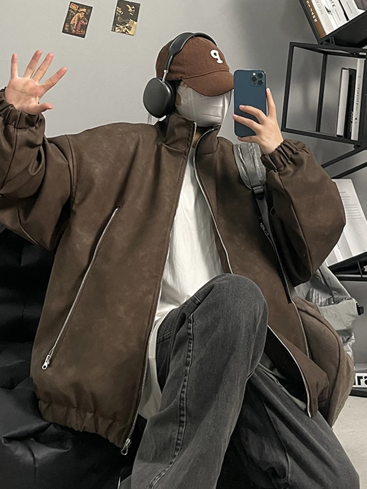 Винтажная коричневая кожаная куртка Jaet для мужчин, осенне-зимняя, модель Sle J97 Detroit Jaet, мотоциклетная, винтажная, ретро, молодежная, повседневная, свободного кроя
Винтажная коричневая кожаная куртка Jaet для мужчин, осенне-зимняя, модель Sle J97 Detroit Jaet, мотоциклетная, винтажная, ретро, молодежная, повседневная, свободного кроя