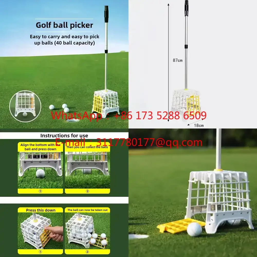 WAP01 Portable Golf Ball Picker Adjusting Golf Ball Retrievers Large Capacity Professional Balls Collector Lightweight Sport
WAP01 Portable Golf Ball Picker Adjusting Golf Ball Retrievers Large Capacity Professional Balls Collector Lightweight Sport