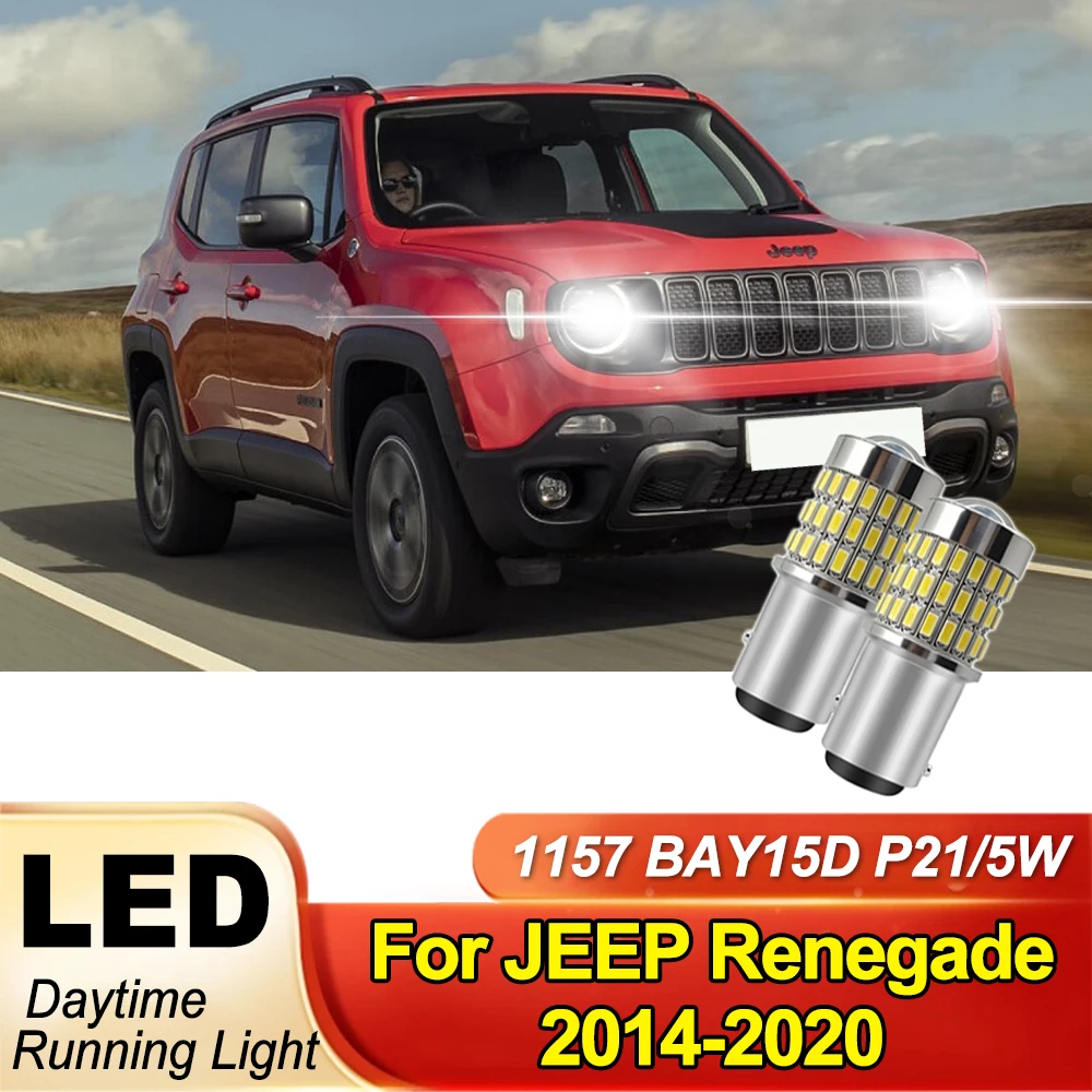 2 шт. светодиодные лампы P21/5W для автомобиля, дневные ходовые огни BAY15d 1157 Canbus DRL для JEEP Renegade 2014-2020
2 шт. светодиодные лампы P21/5W для автомобиля, дневные ходовые огни BAY15d 1157 Canbus DRL для JEEP Renegade 2014-2020