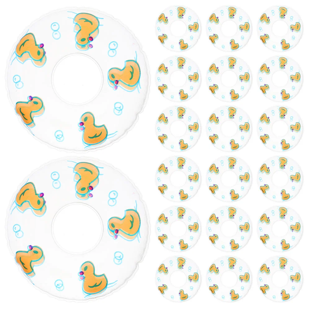 20 Pcs Duckling Swimming Ring Mini House Decors Decoration Tiny Small Rings Dolls Simulated Props Summer
20 Pcs Duckling Swimming Ring Mini House Decors Decoration Tiny Small Rings Dolls Simulated Props Summer