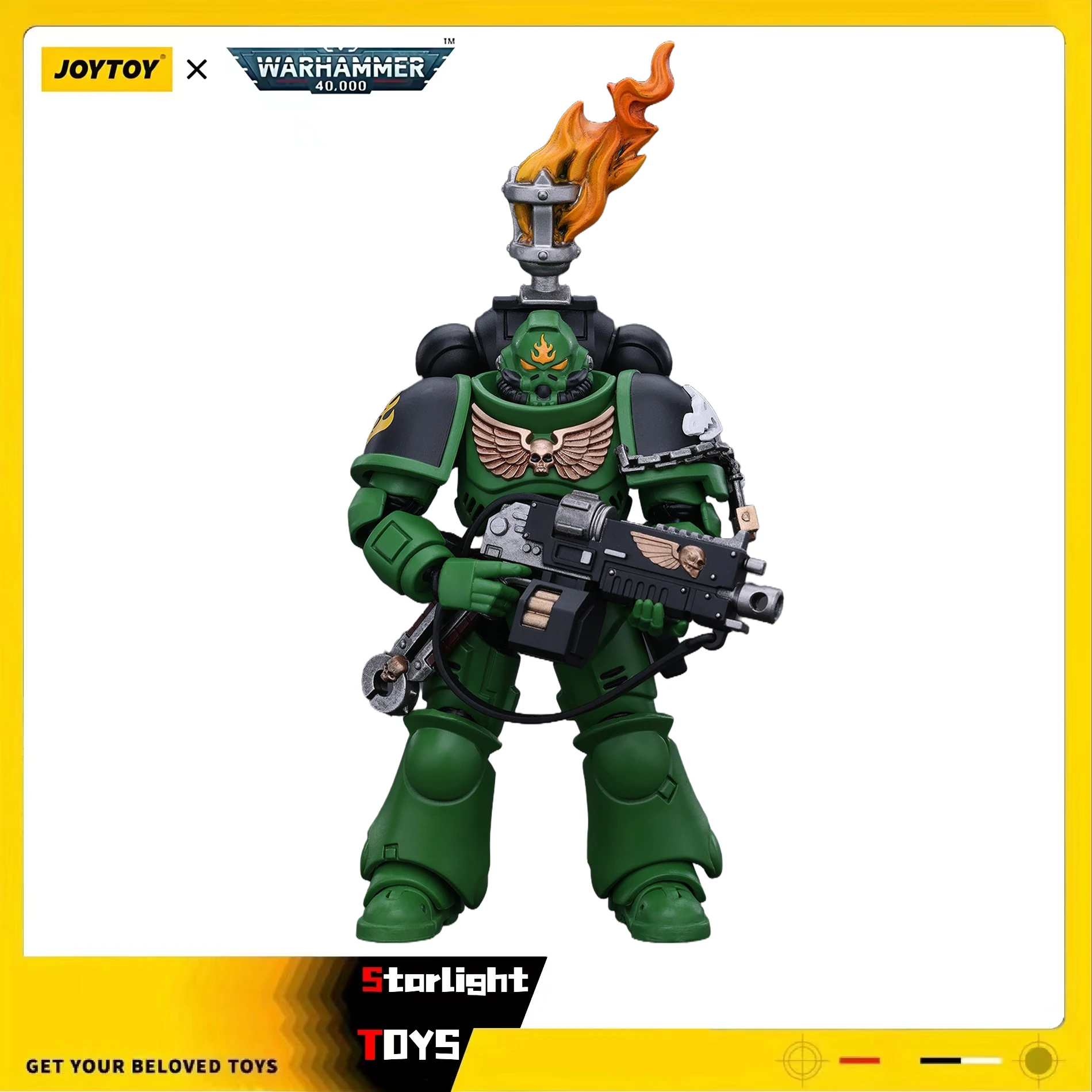 JOYTOY Warhammer 40K Salamanders Intercessors Sergeant Tsek'gan Model Toy 1/18 Action Figure
JOYTOY Warhammer 40K Salamanders Intercessors Sergeant Tsek'gan Model Toy 1/18 Action Figure