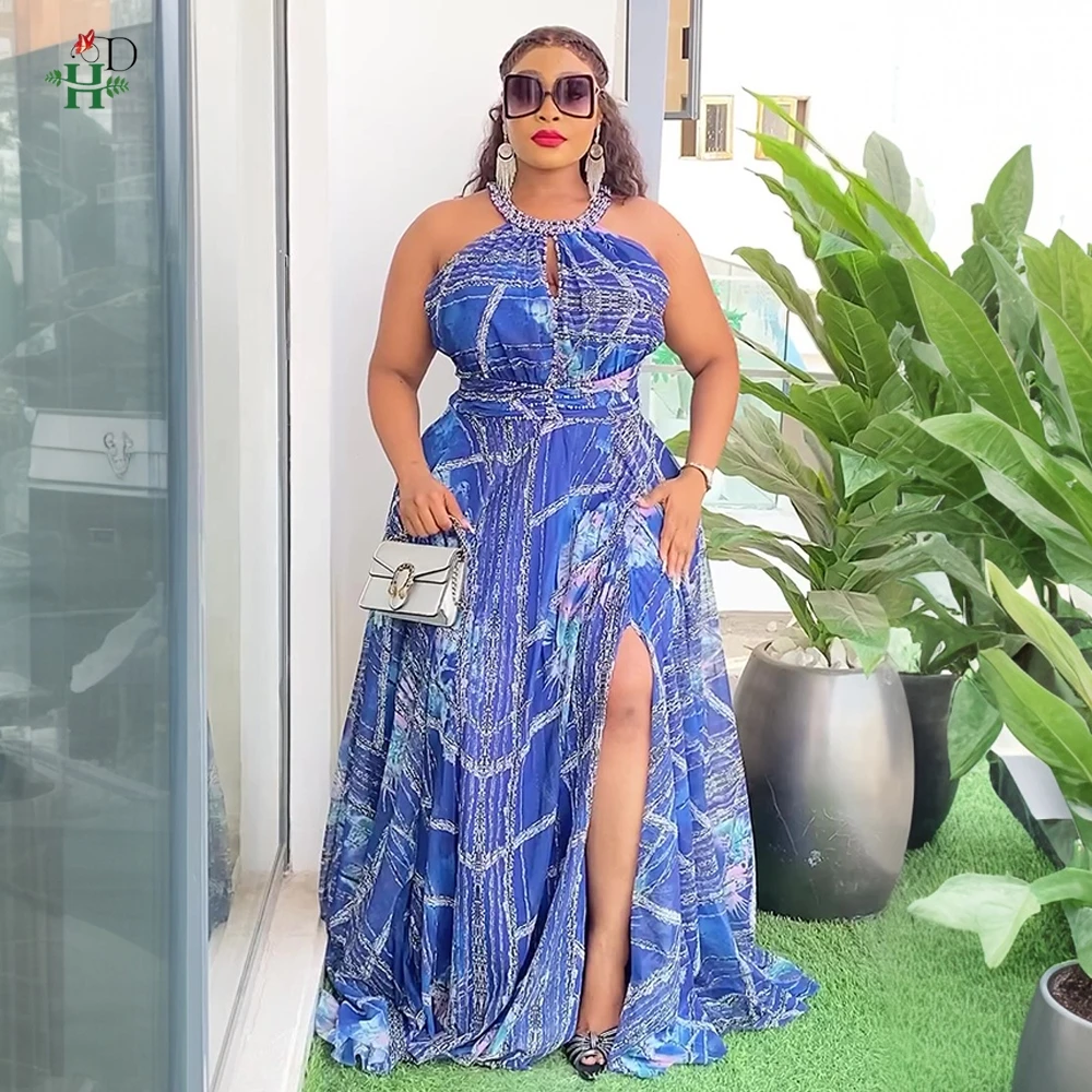 Новинка 2023 года, летние вечерние платья с лямкой на шее, элегантный женский шифоновый длинный халат, африканские наряды с принтом Дашики для отдыха, пляжа Musulmane
Новинка 2023 года, летние вечерние платья с лямкой на шее, элегантный женский шифоновый длинный халат, африканские наряды с принтом Дашики для отдыха, пляжа Musulmane