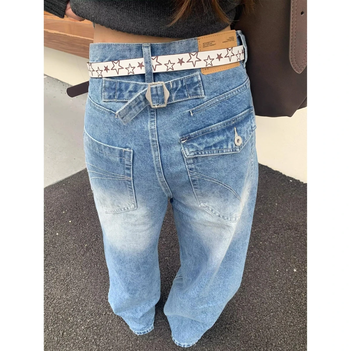 Retro Washed Wide Leg Jeans Men's Women's Spring Autumn High Waist Slim Straight Floor-Length Pants Casual Denim Jeans
Retro Washed Wide Leg Jeans Men's Women's Spring Autumn High Waist Slim Straight Floor-Length Pants Casual Denim Jeans