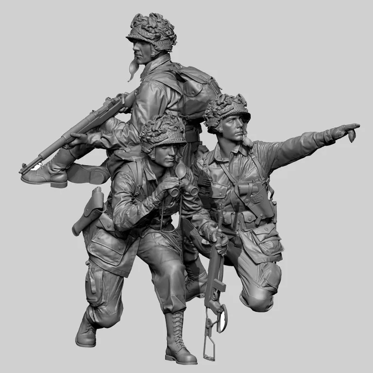 1/35 Resin Soldier model kits figure colorless and self-assembled(3-Person Set)A-2299
1/35 Resin Soldier model kits figure colorless and self-assembled(3-Person Set)A-2299
