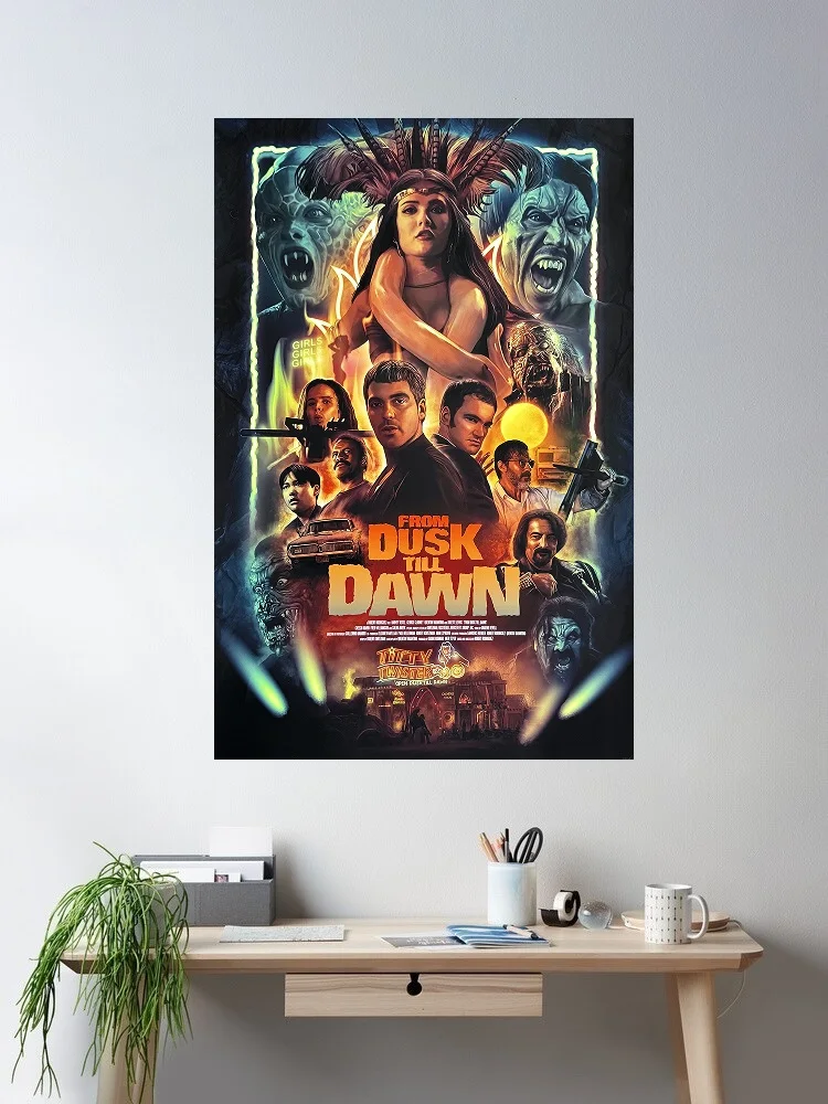 Dusk Till Dawn Movie, Art Print Silk Poster Home Wall Decor
Dusk Till Dawn Movie, Art Print Silk Poster Home Wall Decor