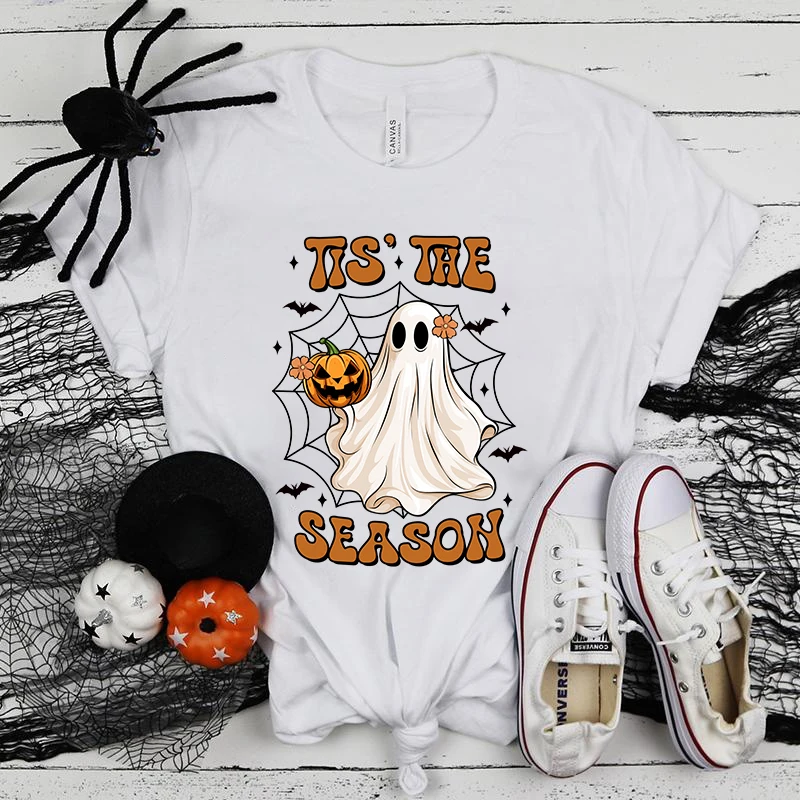 New Halloween Tis the Season Print Short Sleeve T Shirts Men Women Shirts Summer Short Sleeved Male T-shirts Comfy Soft Shirts
New Halloween Tis the Season Print Short Sleeve T Shirts Men Women Shirts Summer Short Sleeved Male T-shirts Comfy Soft Shirts