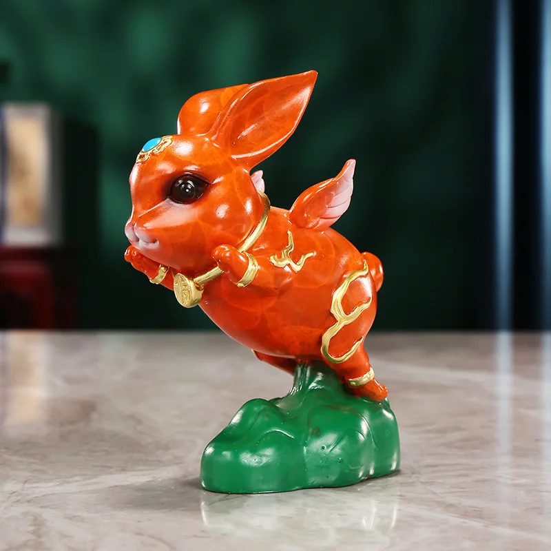Color copper rabbit ornament, home office zodiac rabbit indoor desktop mini flying rabbit handicraft decoration
Color copper rabbit ornament, home office zodiac rabbit indoor desktop mini flying rabbit handicraft decoration