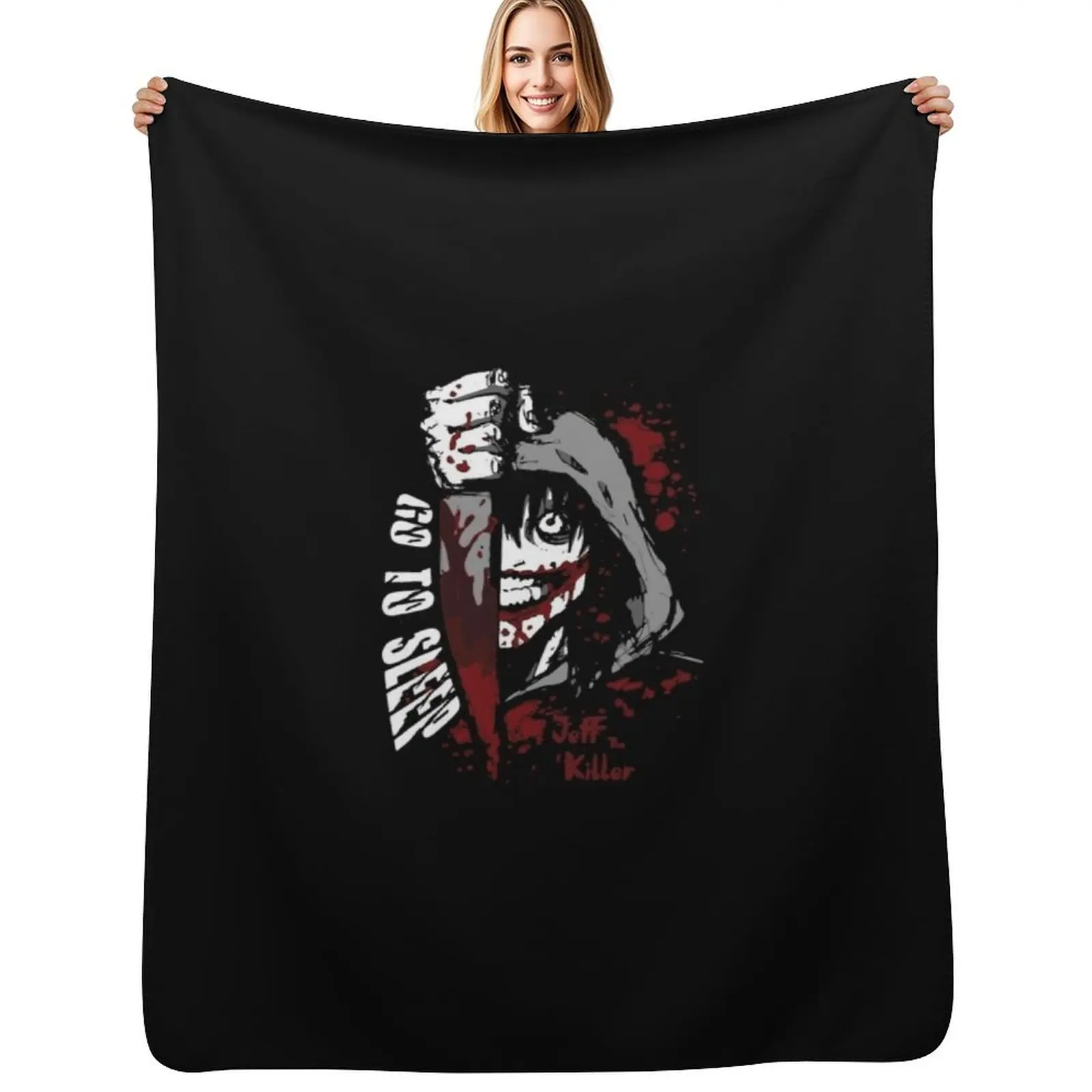 Jeff The Killer - Go to Sleep Throw Blanket Flannel Fleece Soft Warm Throw Blanket
Jeff The Killer - Go to Sleep Throw Blanket Flannel Fleece Soft Warm Throw Blanket