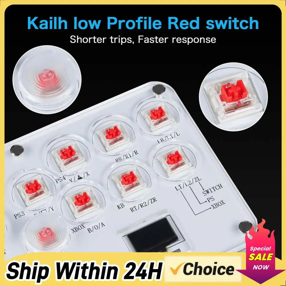 Leverless Controller Fight Sticks Mini Fighting Game Arcade Stick Arcade Fightstick Stickless Arcade Stick for PC/PS4/PS3/Switch
Leverless Controller Fight Sticks Mini Fighting Game Arcade Stick Arcade Fightstick Stickless Arcade Stick for PC/PS4/PS3/Switch