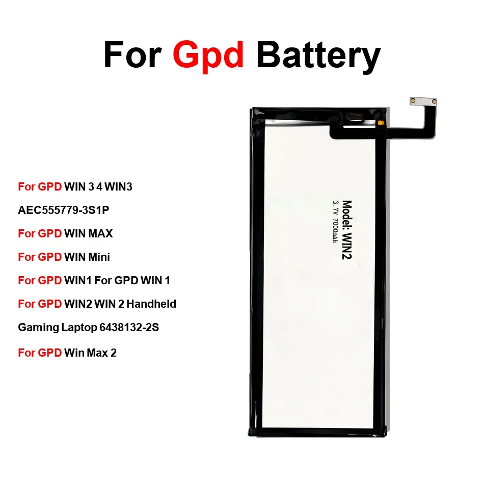 Tablet Battery Reliable Power 565774-3S AEC634791-4S1P 4139D5 0-7800mAh For Gpd Win 1 2 3 4 Max Mini
Tablet Battery Reliable Power 565774-3S AEC634791-4S1P 4139D5 0-7800mAh For Gpd Win 1 2 3 4 Max Mini