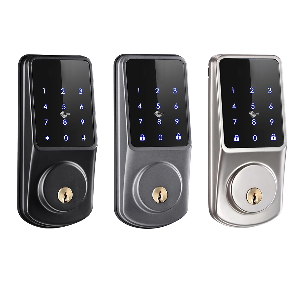 High Security Fingerprint Smart Deadbolt Lock Tuya WlFl Electric Digital Password Keyless Smart Door Lock With USB Charging Port
High Security Fingerprint Smart Deadbolt Lock Tuya WlFl Electric Digital Password Keyless Smart Door Lock With USB Charging Port