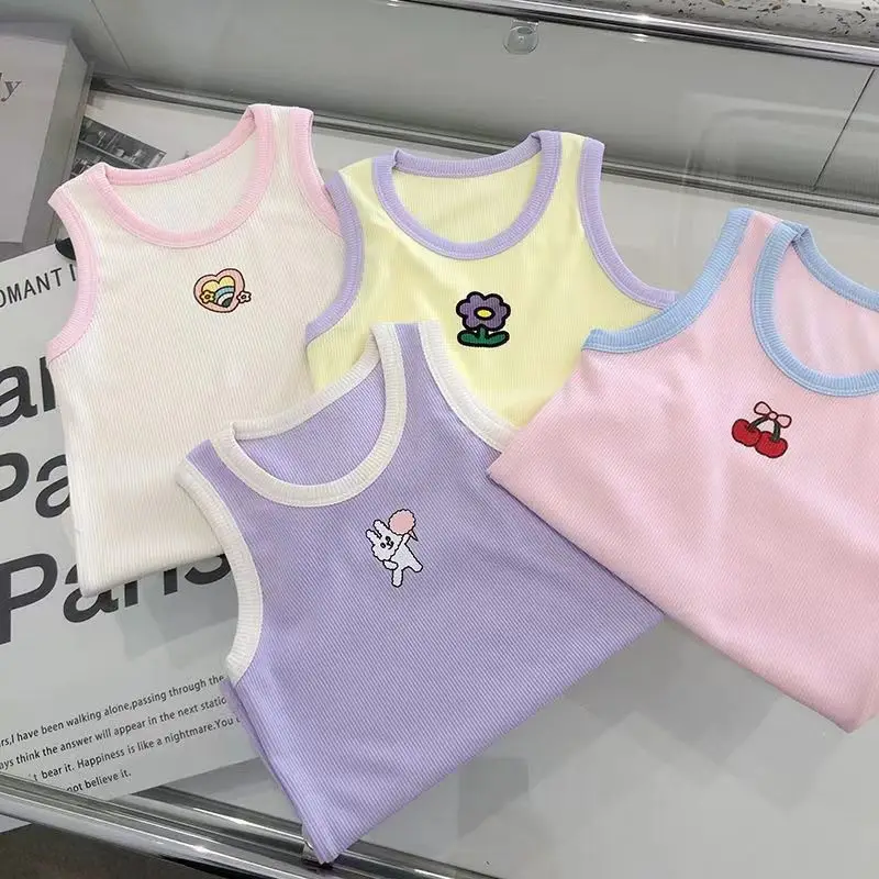 Children Cartoon Printed Vest Summer Children Clothing New Korean Cute Sleeveless Baby Elastic Top T-shirt
Children Cartoon Printed Vest Summer Children Clothing New Korean Cute Sleeveless Baby Elastic Top T-shirt