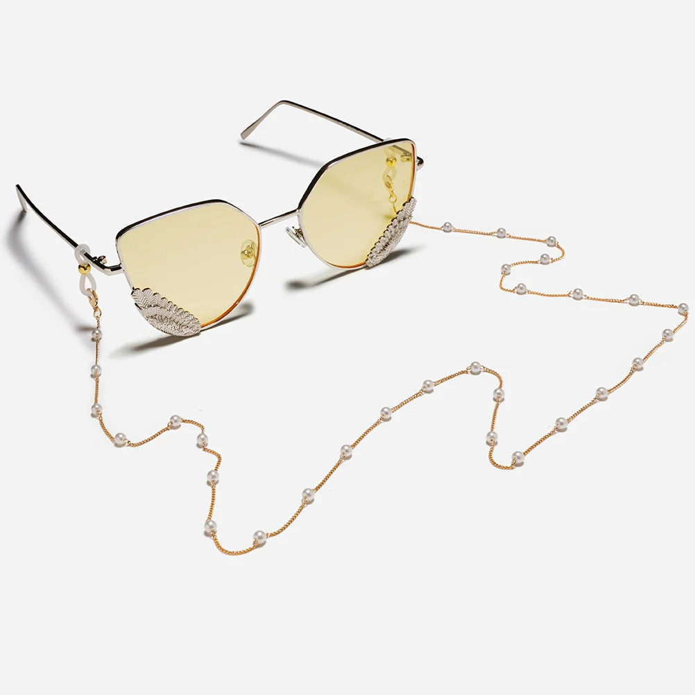 1pc Delicate Pearl Eyeglass Chain Glasses Strap Eyewear Rope Holder Hanging Accessories For Sunglasses Reading Glasses Travel 
1pc Delicate Pearl Eyeglass Chain Glasses Strap Eyewear Rope Holder Hanging Accessories For Sunglasses Reading Glasses Travel