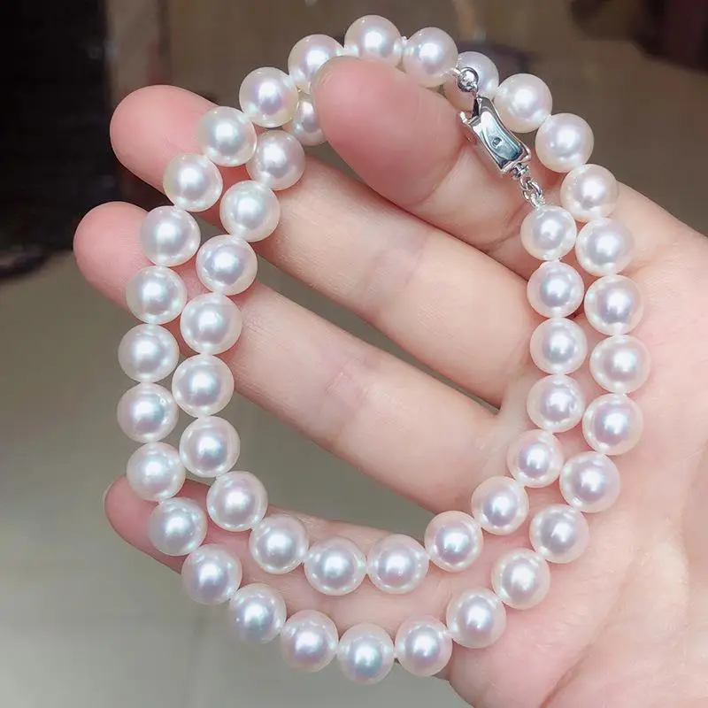 Natural Pearl Necklace 10-11mm Strong Light Flawless Goddess Simplicity Goddess Festival Women's Day Gift
Natural Pearl Necklace 10-11mm Strong Light Flawless Goddess Simplicity Goddess Festival Women's Day Gift