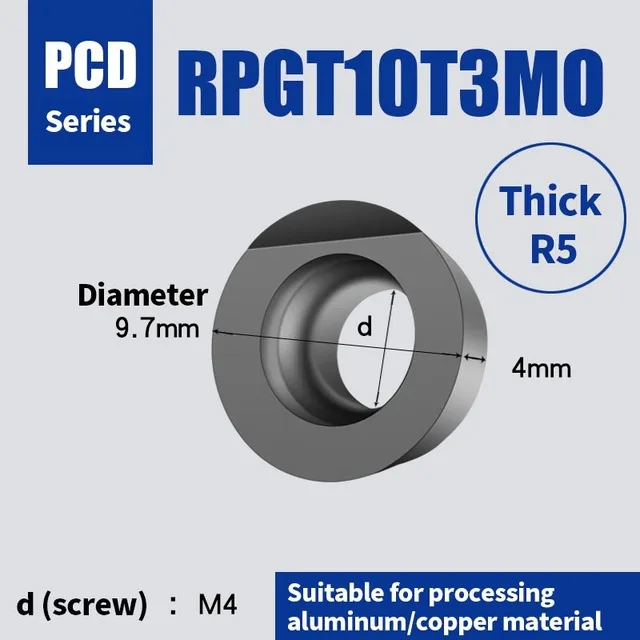 RPGT1003-R5 RPGT10T3MO Алмазная пластина RPGT1204MO-R6 PCD для фрезерования алюминиевых сплавов, токарный инструмент с ЧПУ из карбида и CBN
RPGT1003-R5 RPGT10T3MO Алмазная пластина RPGT1204MO-R6 PCD для фрезерования алюминиевых сплавов, токарный инструмент с ЧПУ из карбида и CBN