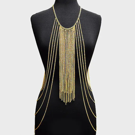 B7 Hot Sale Body Chain, Punk Fashion Integrated Long Necklace, Quality Best Selling Jewelry Ladies Jewelry
B7 Hot Sale Body Chain, Punk Fashion Integrated Long Necklace, Quality Best Selling Jewelry Ladies Jewelry