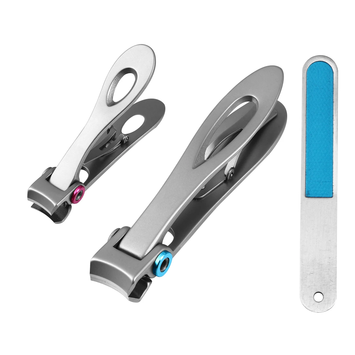 3 Pcs Nail Clippers Set Stainless Steel Oversized Thick For Hard Nails Manicure Pedicure Hand Tool Non Slip Handle
3 Pcs Nail Clippers Set Stainless Steel Oversized Thick For Hard Nails Manicure Pedicure Hand Tool Non Slip Handle
