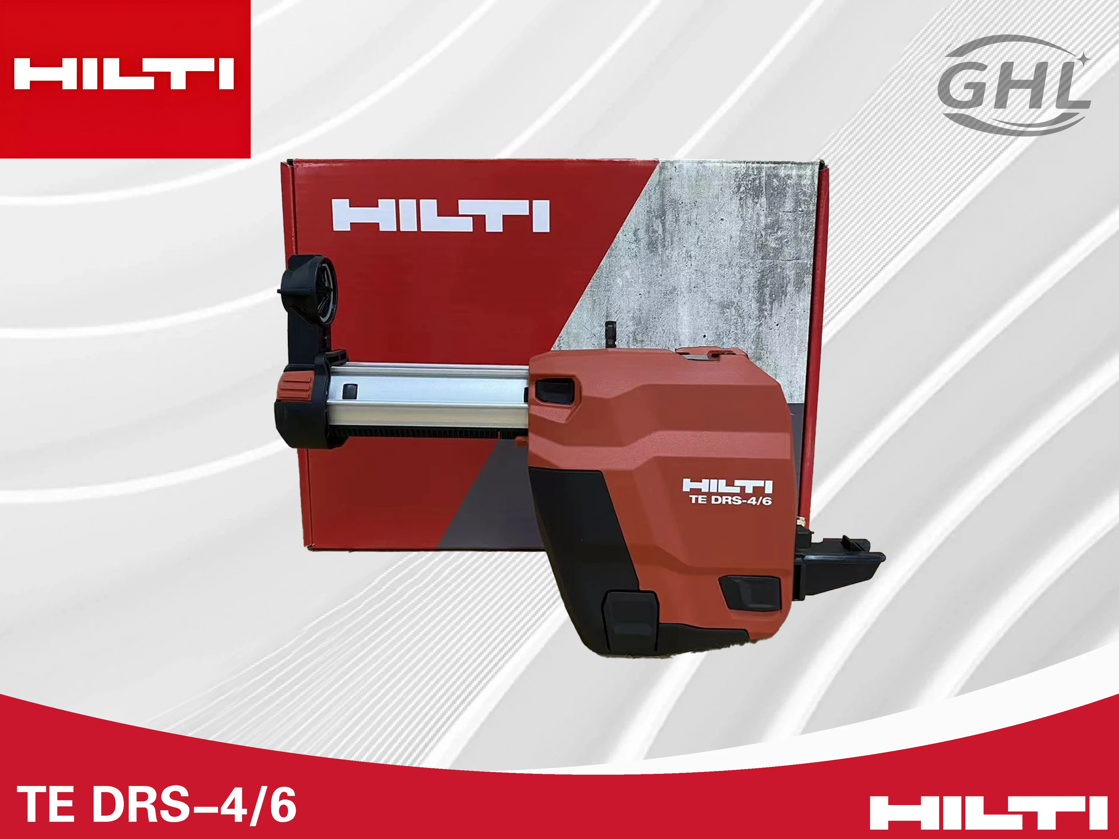 The HILTI Nuron TE DRS-4/6 dust removal system is suitable for vacuum cleaners on TE 4-22/TE6-22 machines
The HILTI Nuron TE DRS-4/6 dust removal system is suitable for vacuum cleaners on TE 4-22/TE6-22 machines
