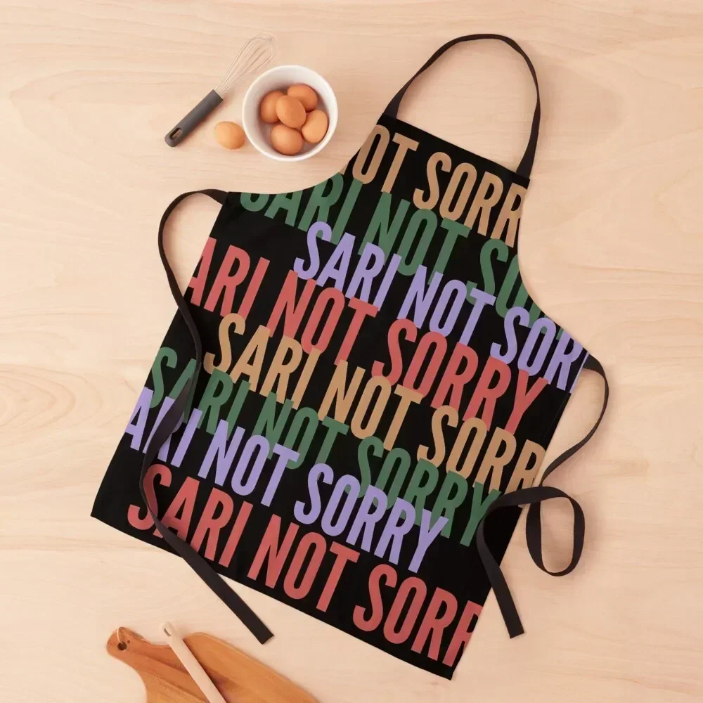 SARI NOT SORRY Apron cleanings work ladies innovative kitchen and home items barber men Apron
SARI NOT SORRY Apron cleanings work ladies innovative kitchen and home items barber men Apron