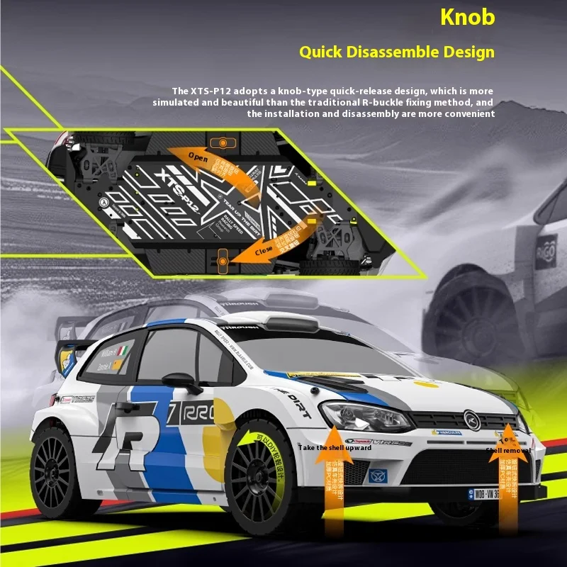 New Xts-P12 1/12 Rally Off-Road Vehicle Rc Car Racing Model Remote Control Electric Four-Wheel Drive Car With lights Toy Gifts
New Xts-P12 1/12 Rally Off-Road Vehicle Rc Car Racing Model Remote Control Electric Four-Wheel Drive Car With lights Toy Gifts