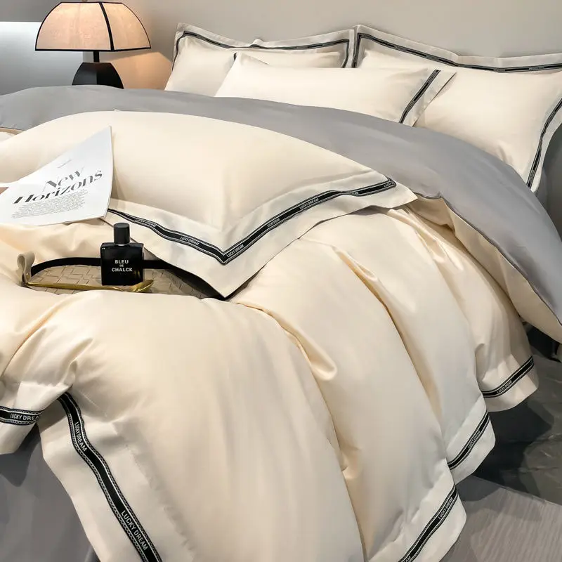 240 double strands of cotton long staple cotton 4-piece set 100% cotton sheet and bed linen
240 double strands of cotton long staple cotton 4-piece set 100% cotton sheet and bed linen
