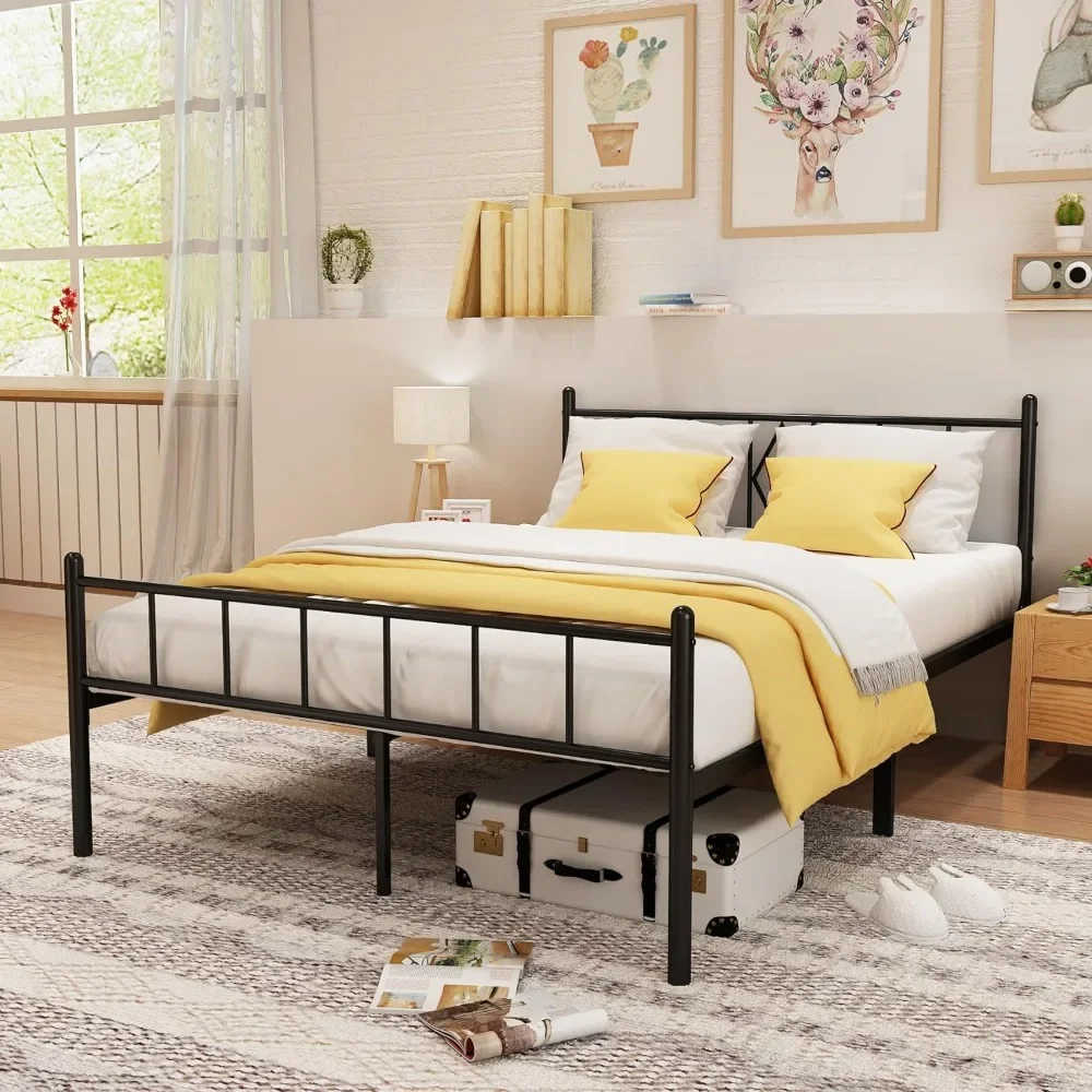 Frame with Headboard and Footboard No Box Spring Needed 14 in Heavy Duty Platform 650 lbs Full Bed Frame Easy to Assemble
Frame with Headboard and Footboard No Box Spring Needed 14 in Heavy Duty Platform 650 lbs Full Bed Frame Easy to Assemble
