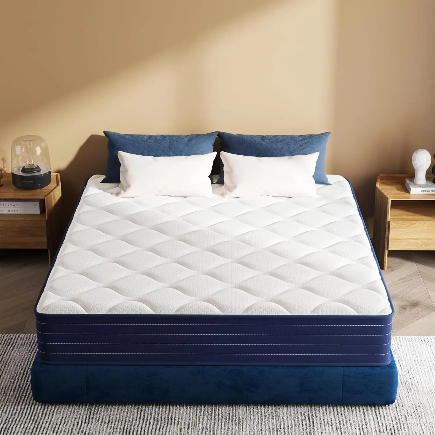 12 Inch Full Mattress in a Box, Pocket Spring & Memory Foam, Firm Support, Motion Isolation, Fiberglass Free
12 Inch Full Mattress in a Box, Pocket Spring & Memory Foam, Firm Support, Motion Isolation, Fiberglass Free